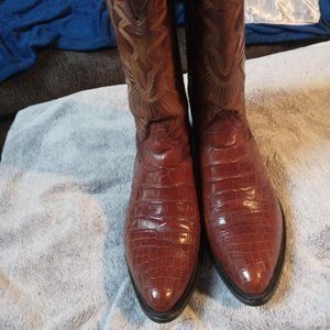 Cuadra Alligator Belly Western Boots